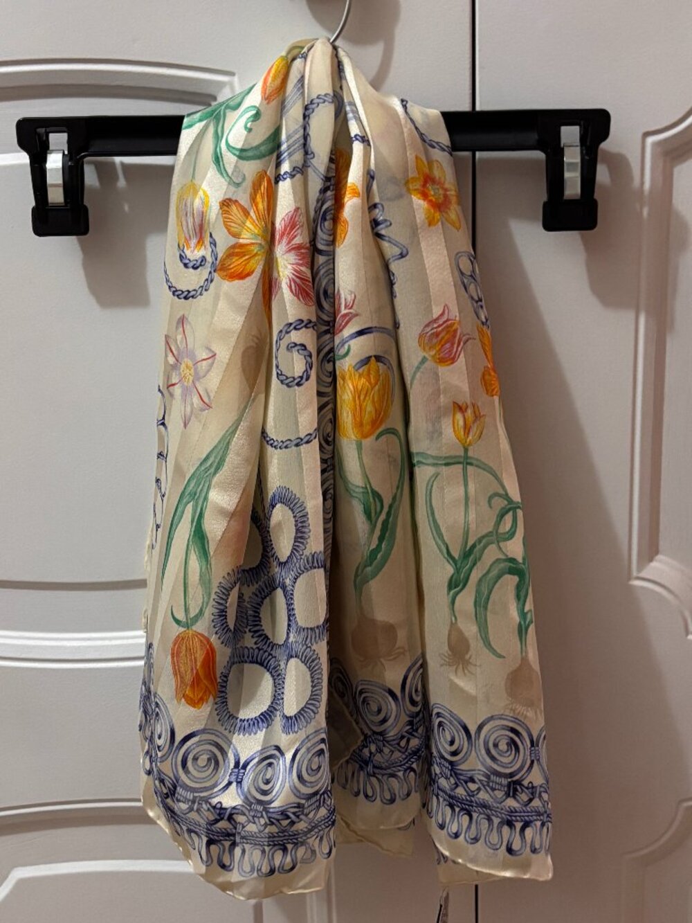 Vintage Trussardi Silk Scarf with CoA Attached